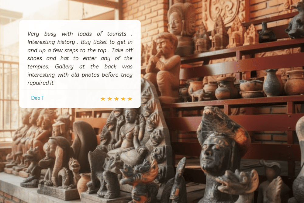 Local handicrafts and souvenirs are perfect for meaningful gifts to bring home